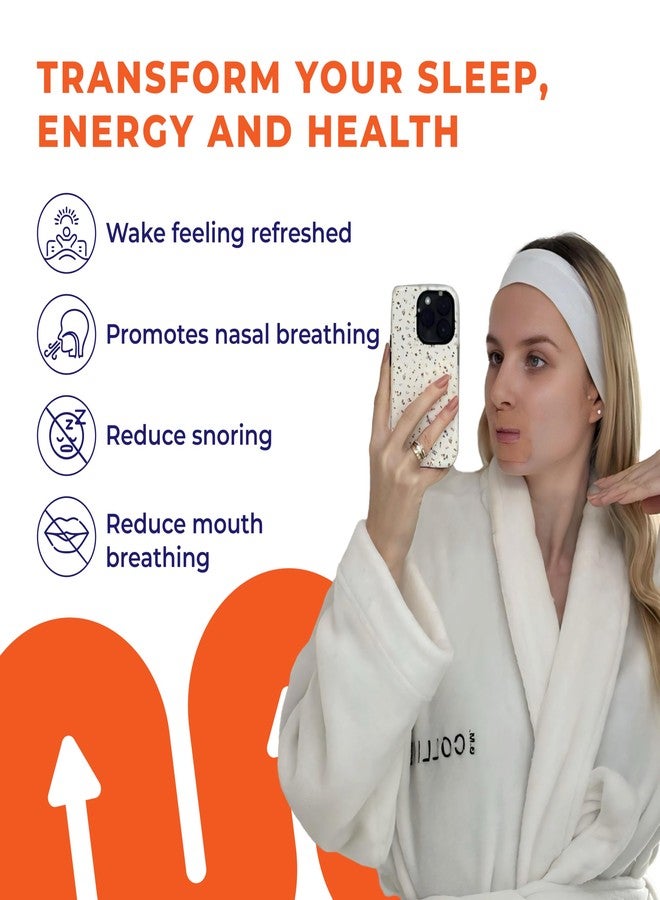 MyoTape - Sleep Tape 30 Nights Supply - Reduce Snoring - Improve Your Sleep - Promote Nasal Breathing - Comfortable & Gentle On Skin - Large - Image 3